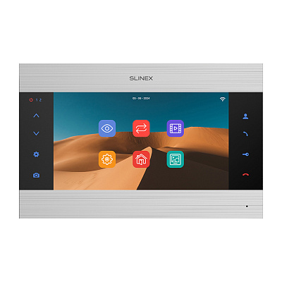 картинка Slinex SL-10MHD цвет серебро + черный.10" Домофон с программной детекцией движения и функцией памяти от компании Intant